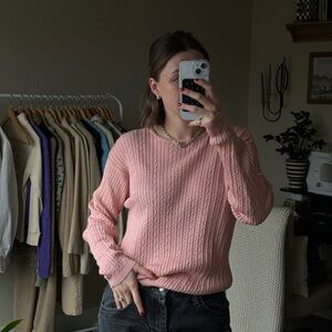 Brooks Brothers Pink Crew Neck Sweater
